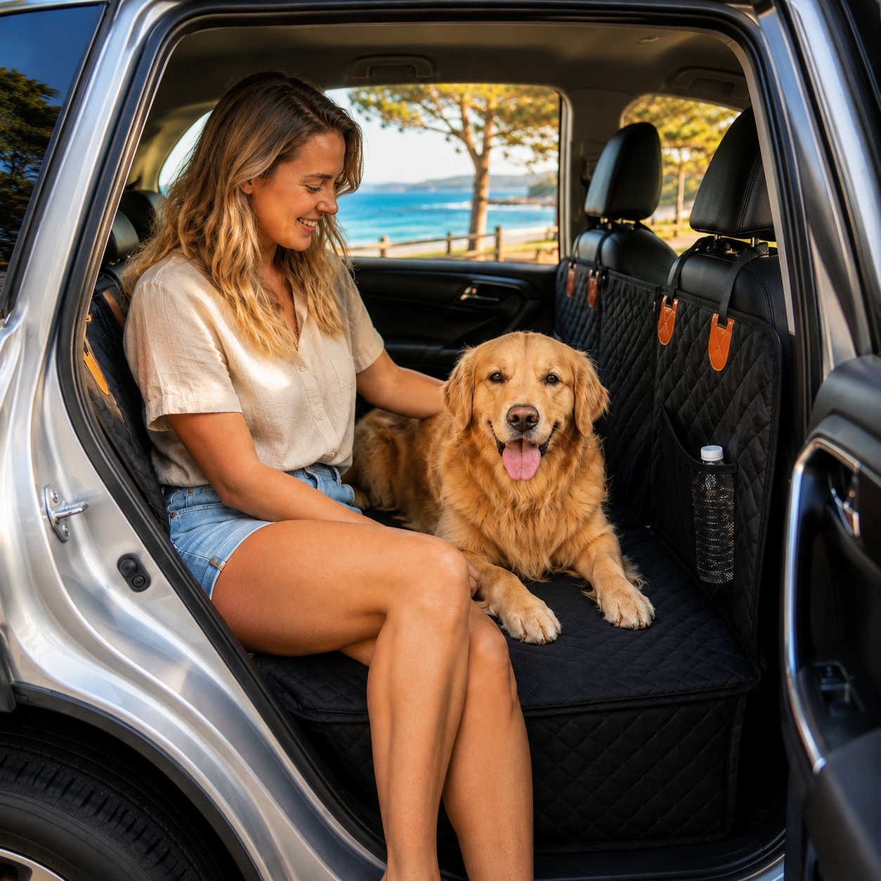 Kalbago TrailRider-Hard Bottom Dog Car Seat Extender