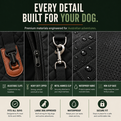 Kalbago TrailRider-Hard Bottom Dog Car Seat Extender