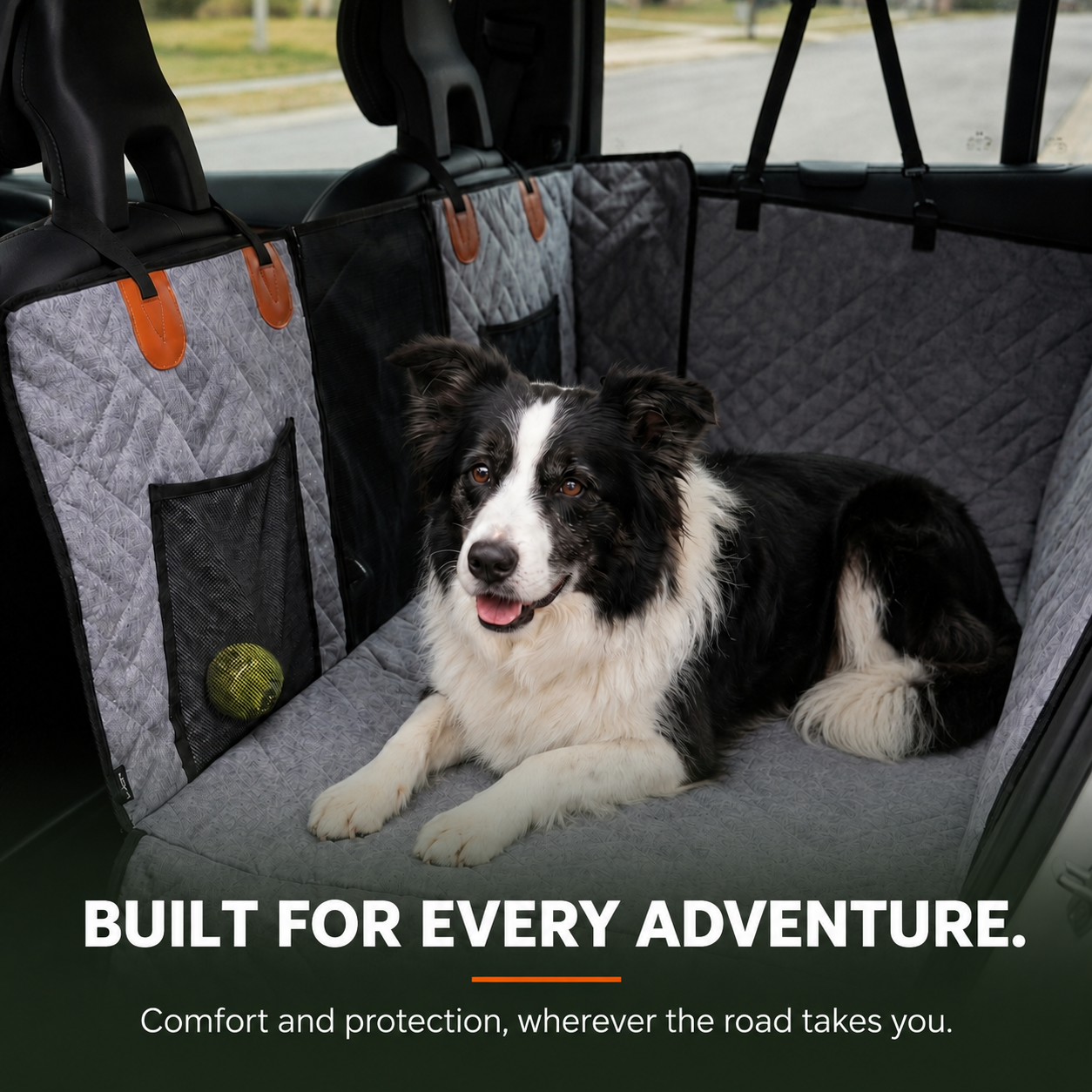 Kalbago TrailRider™ -Hard-Bottom Dog Car Seat Extender